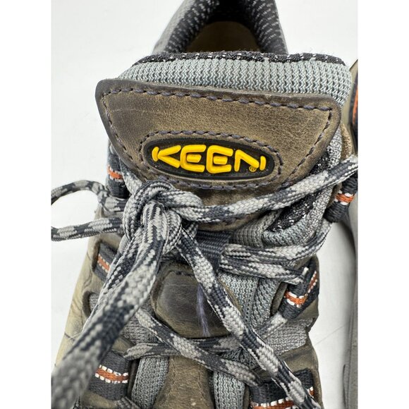 Keen Men's ASTM F2413-11 Steel Toe Utility Work Shoes Size 8 Green Black Lace Up - Picture 2 of 16